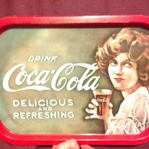 Collectible Coca-Cola tray
